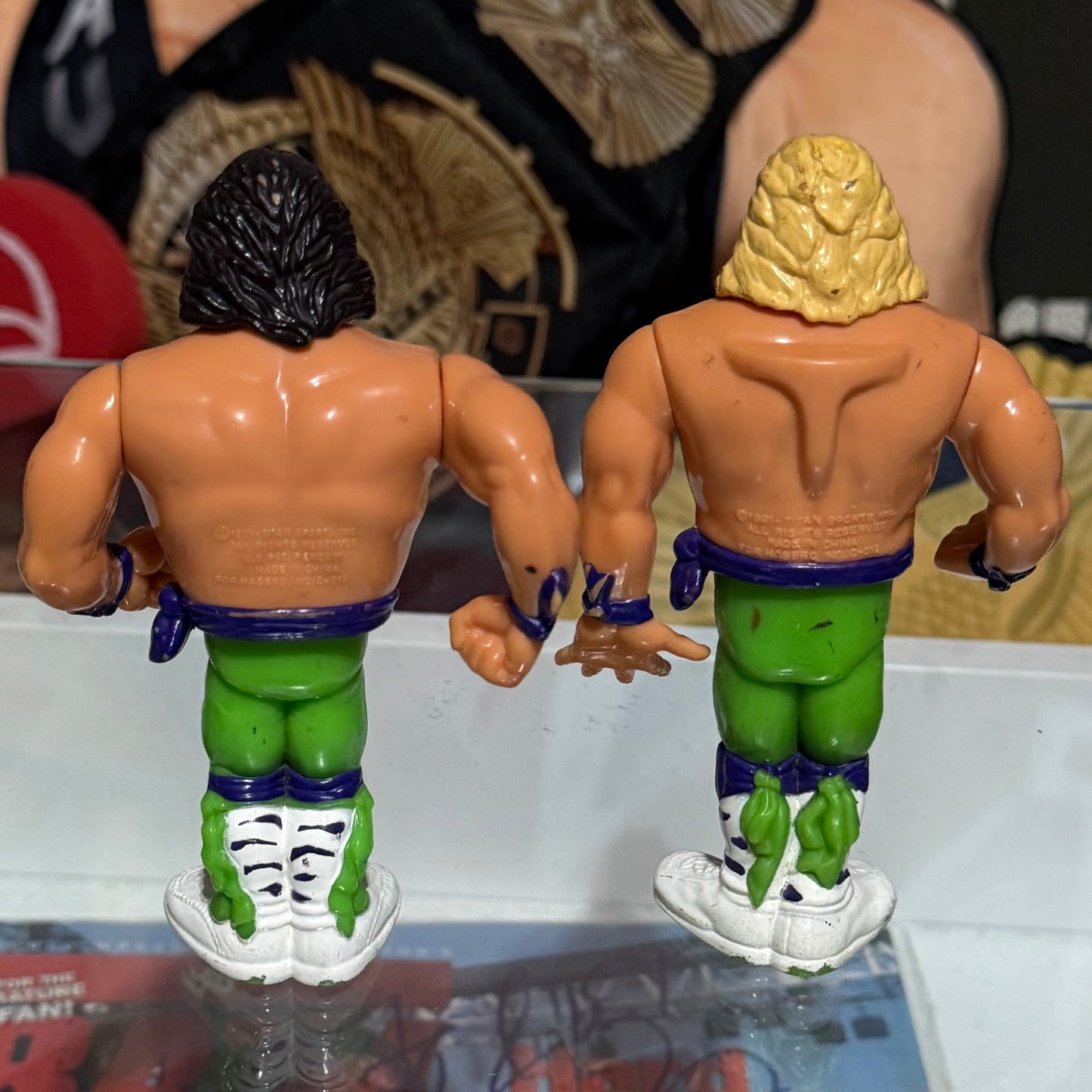 1991 The Rockers Shawn Michaels & Marty Jannetty Hasbro Tag Team Series 2