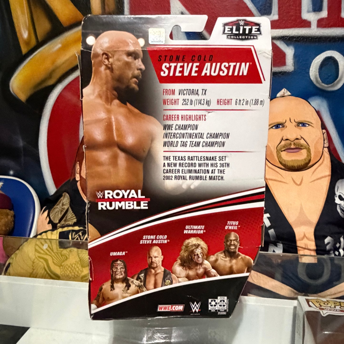 WWE Royal Rumble stone cold Elite