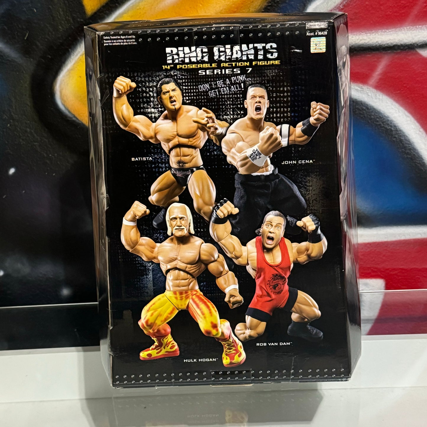 WWE Jakks Pacific Ring Giants Hulk Hogan 14"