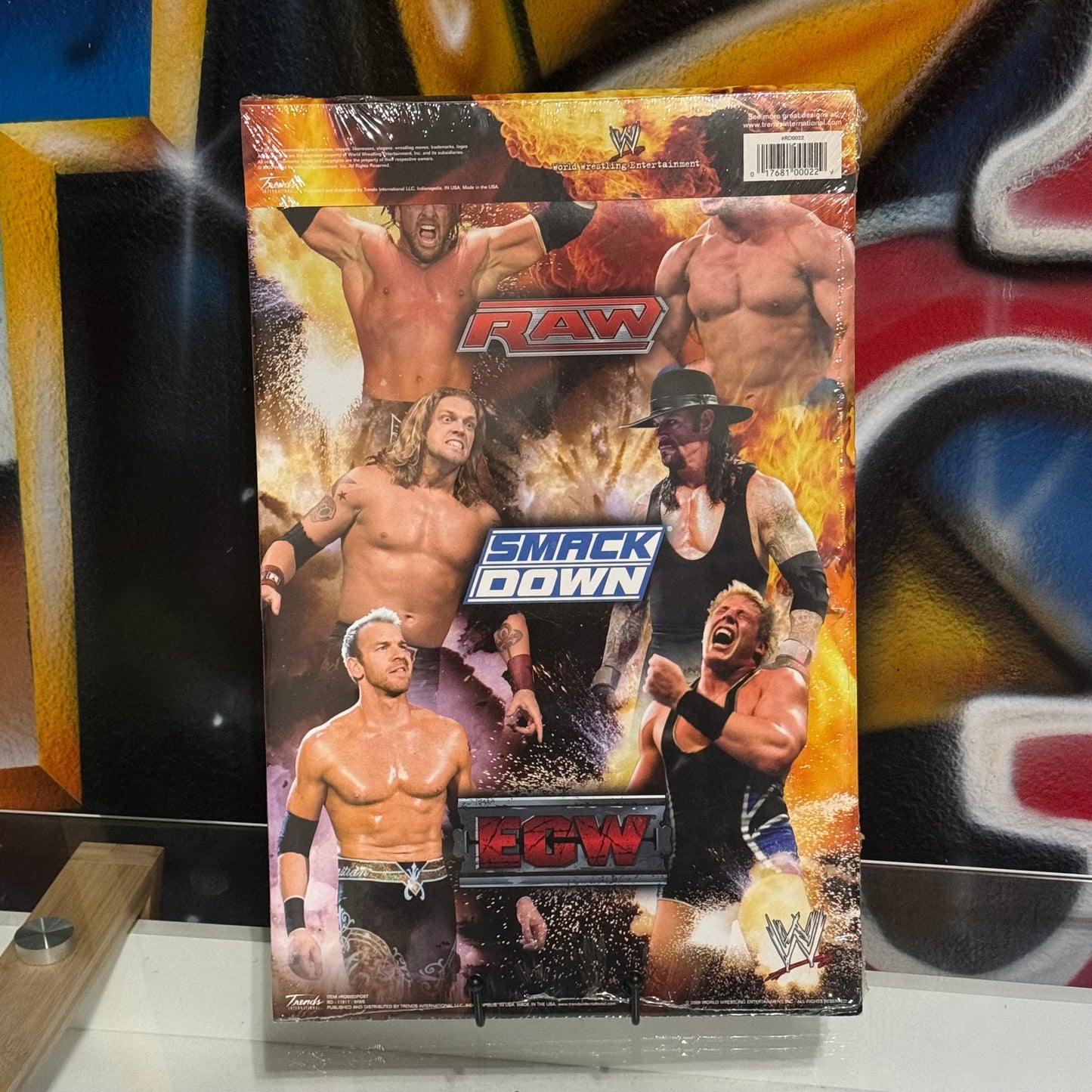 2009 WWE 3D 11x17 Lenticular Poster Raw Smackdown ECW