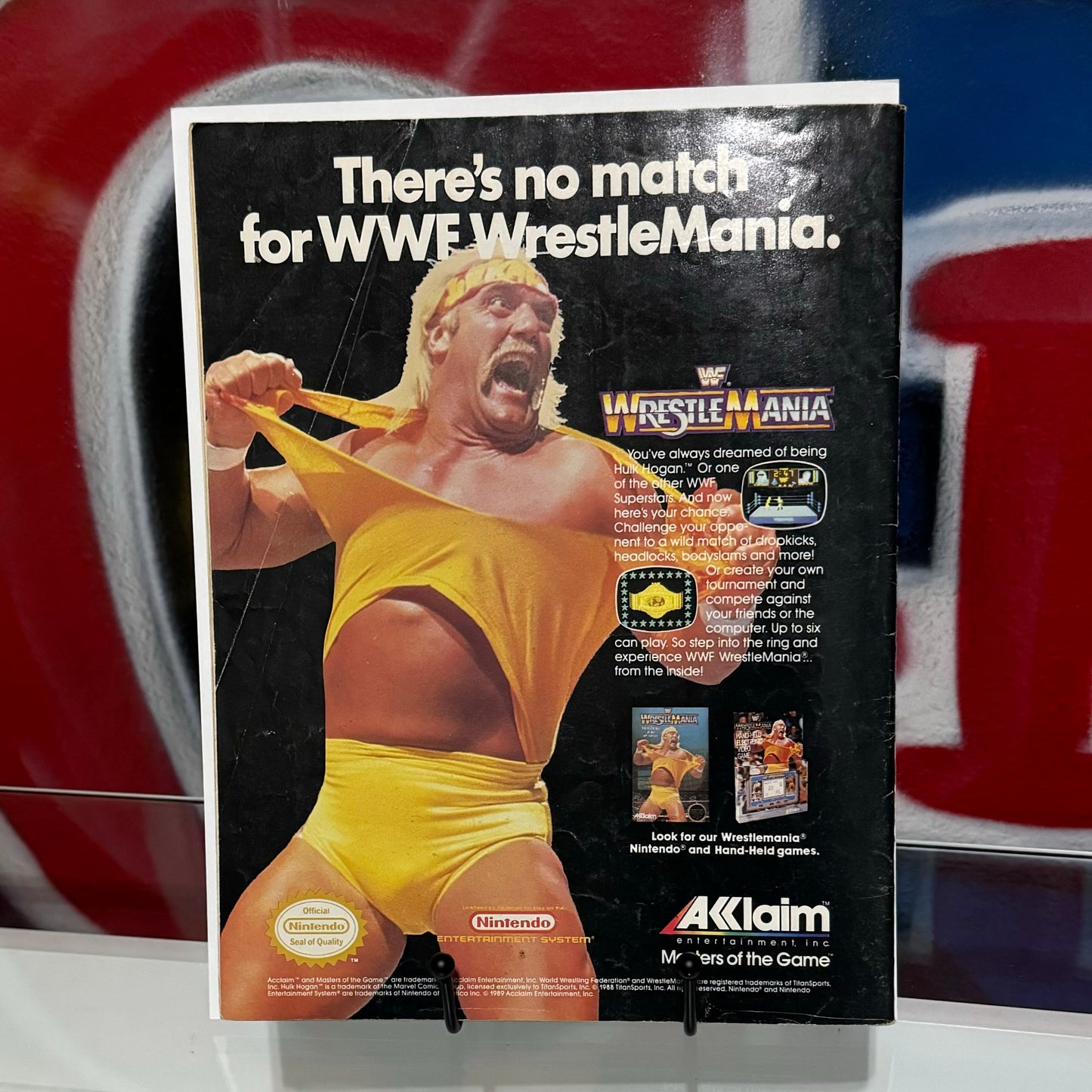 WWF November 1989 The Ultimate Warrior Magazine