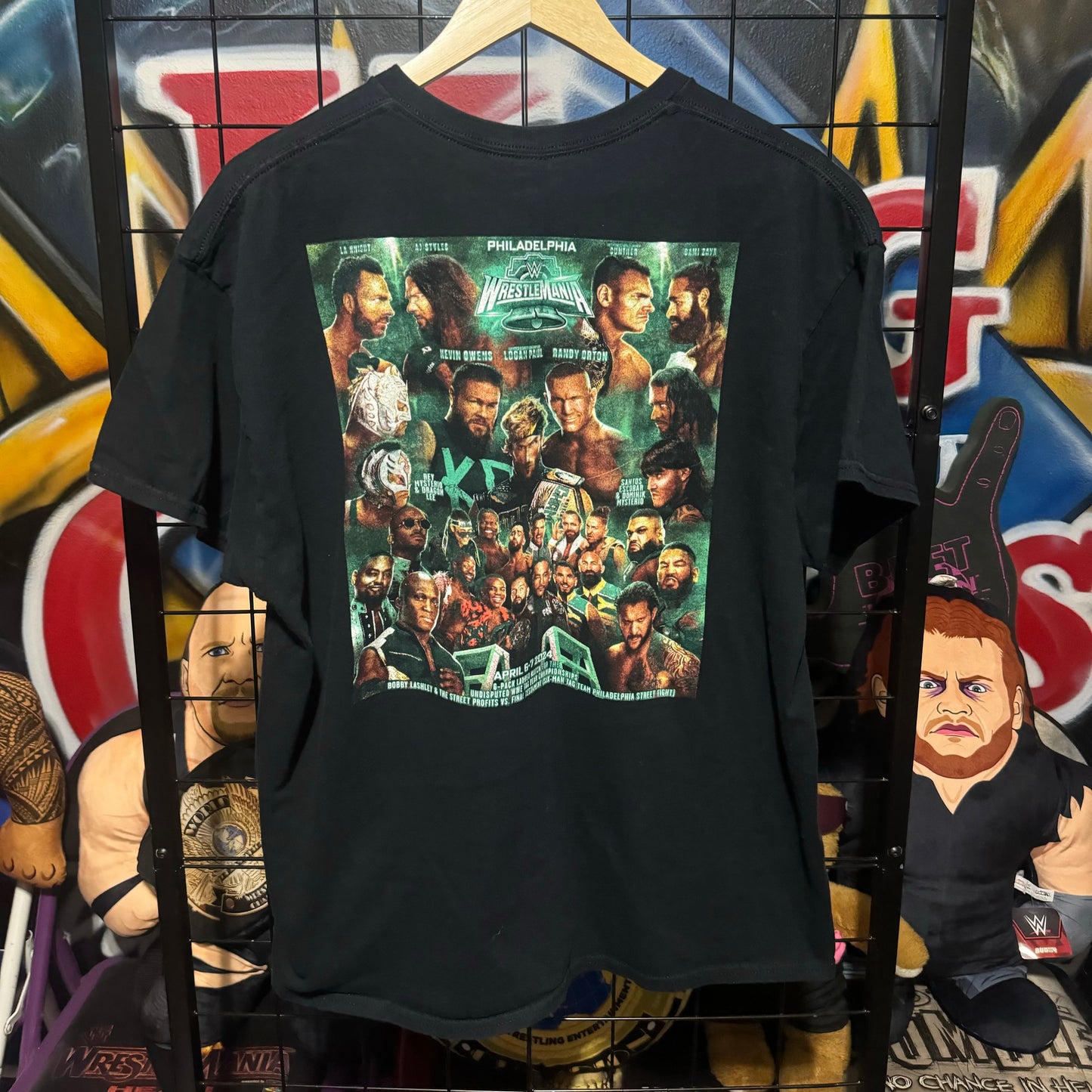 Wrestlemania 40 Philly Parking Lot Boot Tee