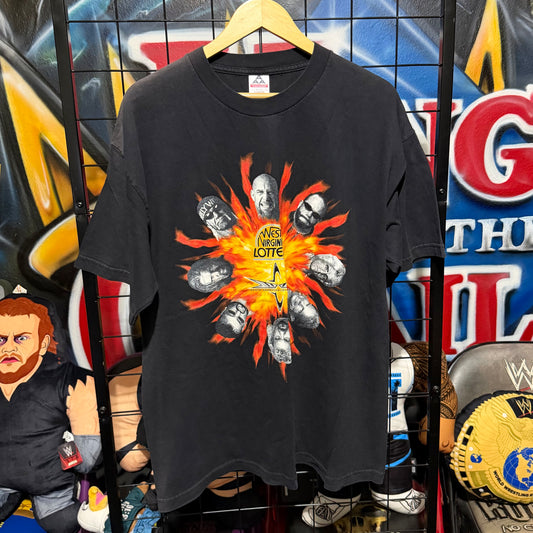 1999 WCW West Virginia Lottery Tee