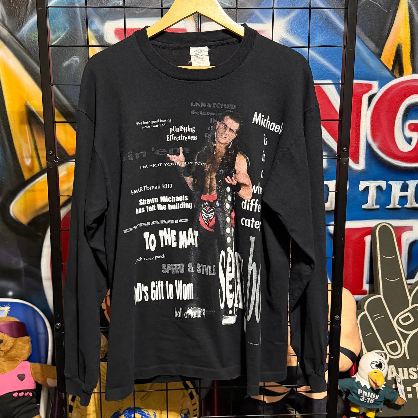 1995 wwf shawn michaels quotes longsleeve