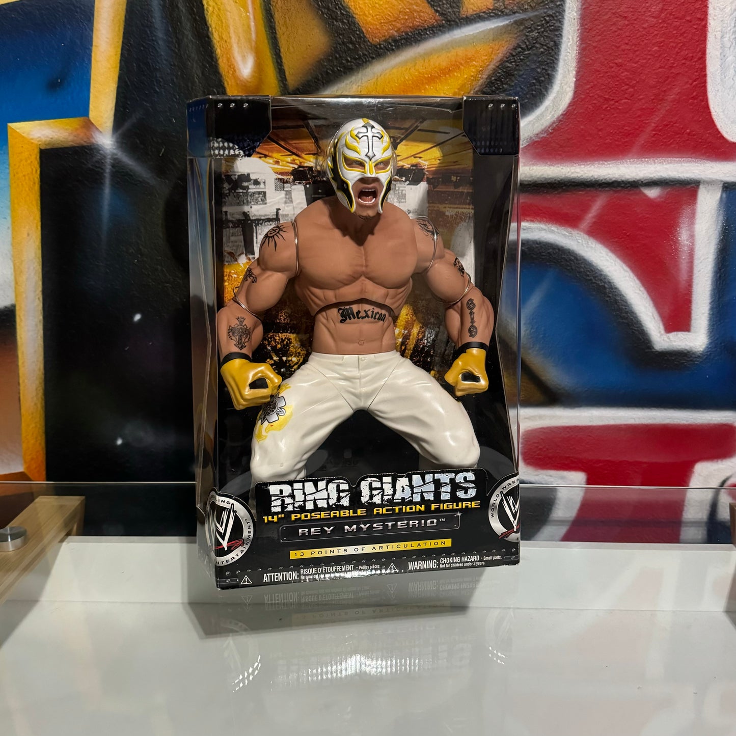 WWE Jakks Pacific Ring Giants Rey Mysterio 14"