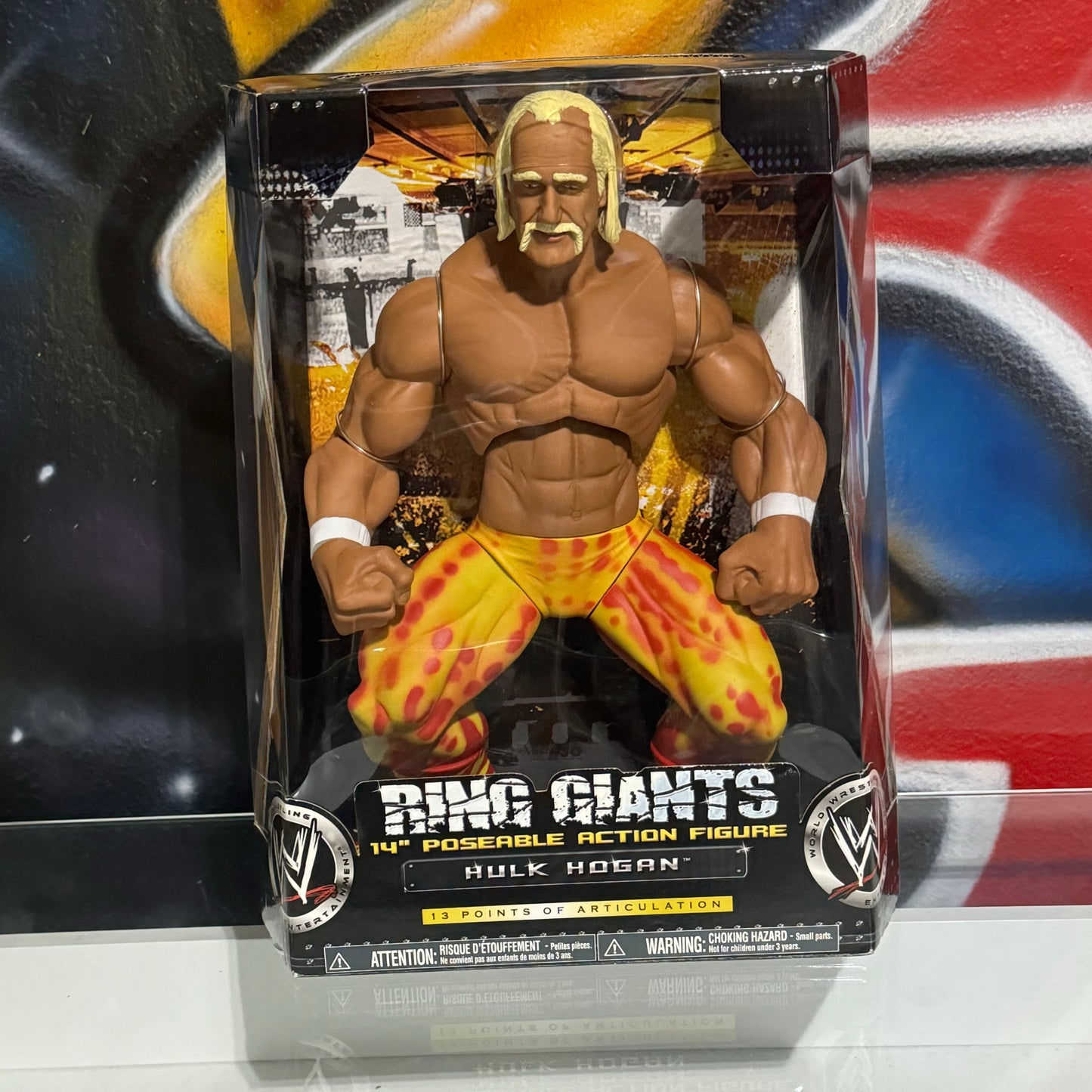 WWE Jakks Pacific Ring Giants Hulk Hogan 14"
