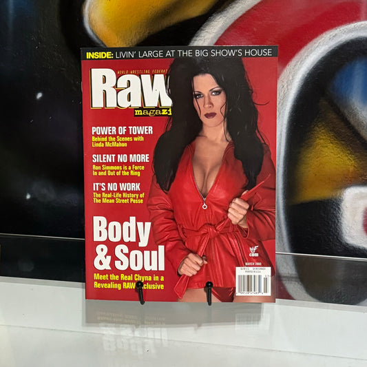 WWF Raw Magazine March 2000 Chyna Body & Soul
