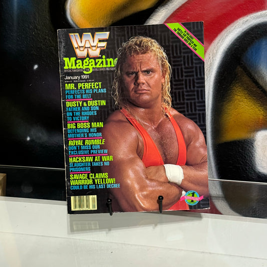 WWF January 1991 Mr.Perfect Magazine