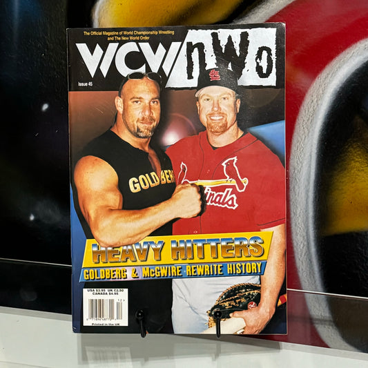 WCW NWO Issue 45 Goldberg & Mark McGuire Heavy Hitters Magazine