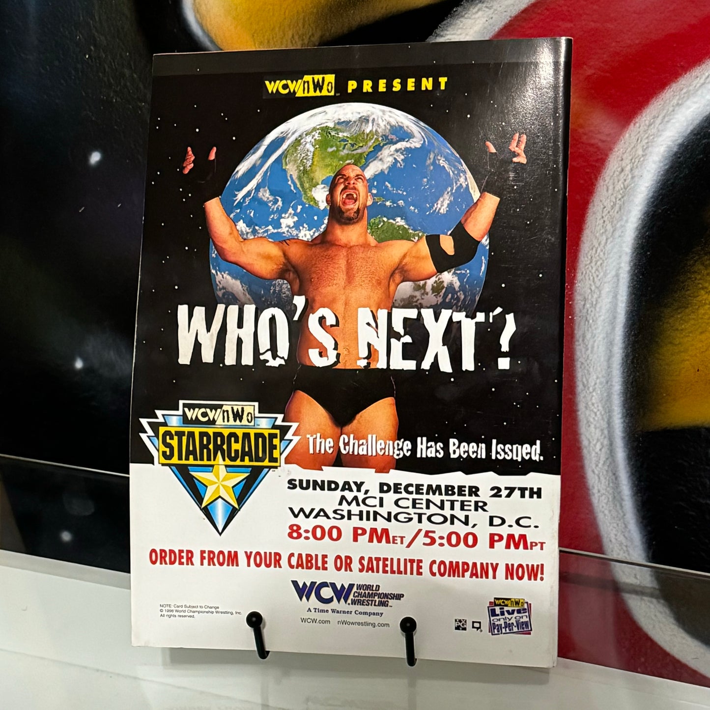WCW NWO Issue 45 Goldberg & Mark McGuire Heavy Hitters Magazine