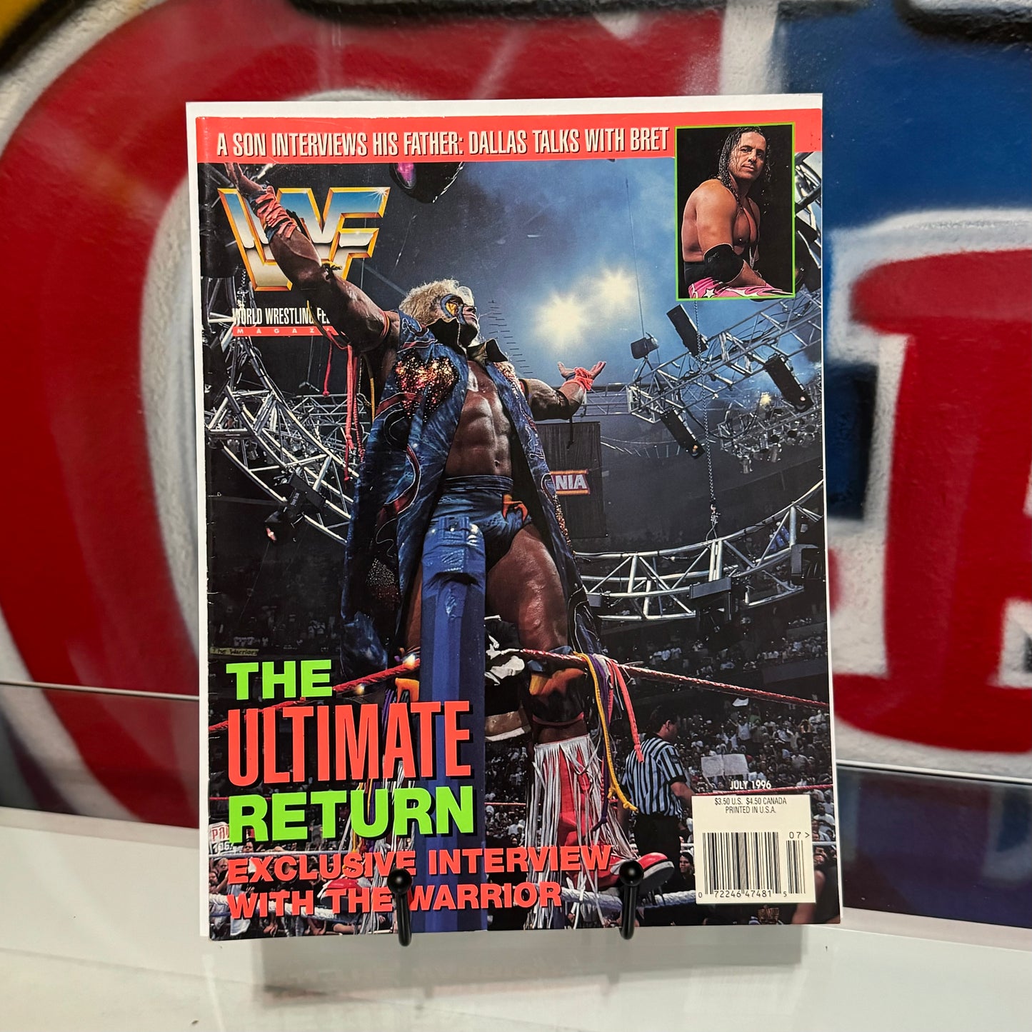 WWF July 1996 The Ultimate Warriors Return Magazine