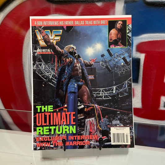WWF July 1996 The Ultimate Warriors Return Magazine
