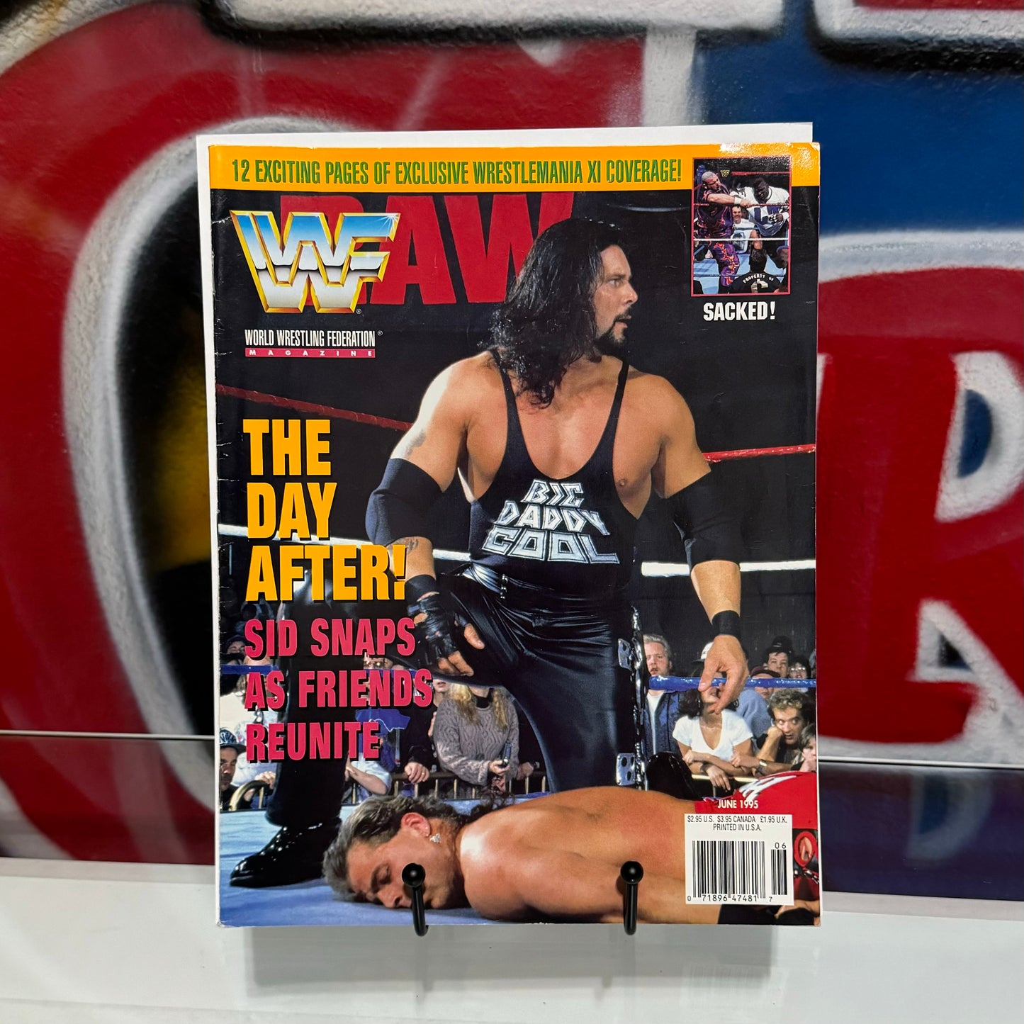 WWF June 1995 Big Daddy Cool Diesel Magazine