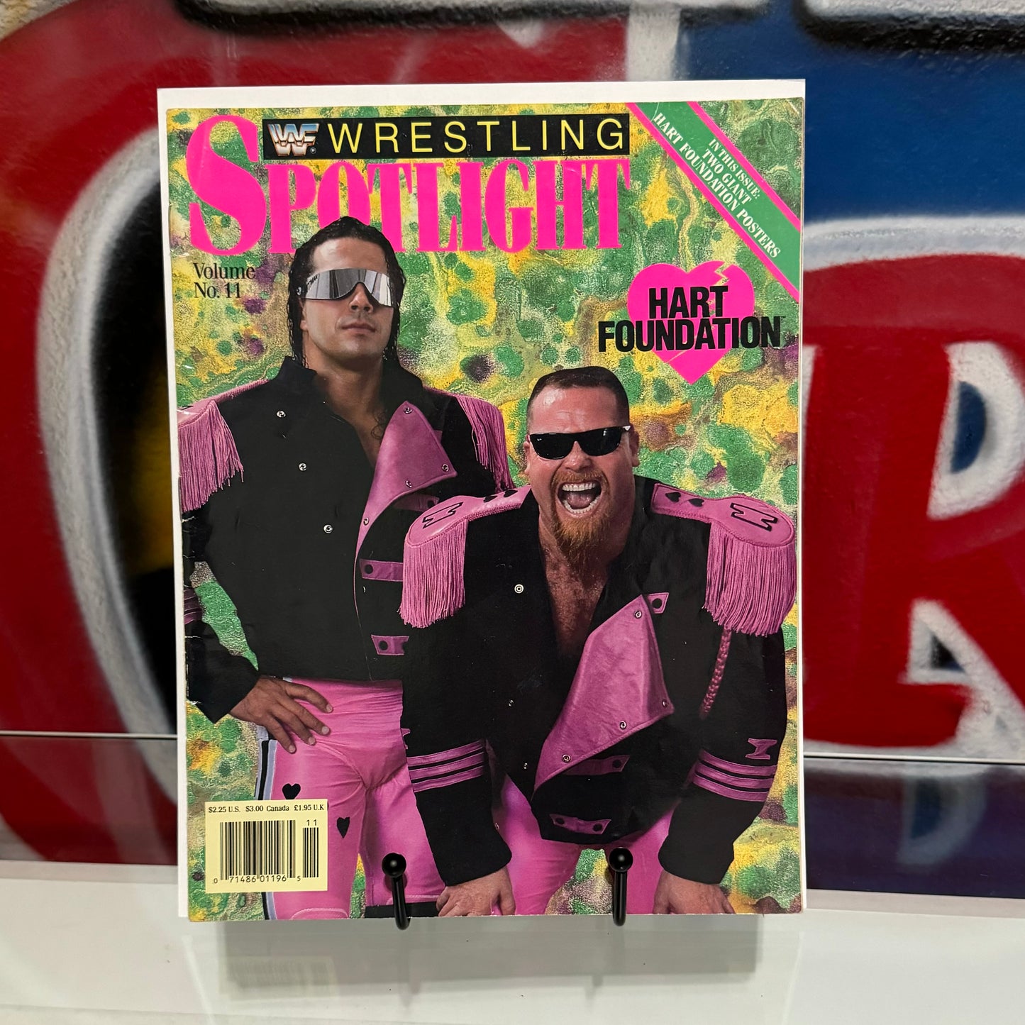 WWF Spotlight Magazine Vol 11 Bret Hart Jim Neidhart Hart Foundation