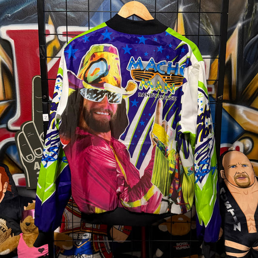 Vintage Macho Man chalk line Jacket