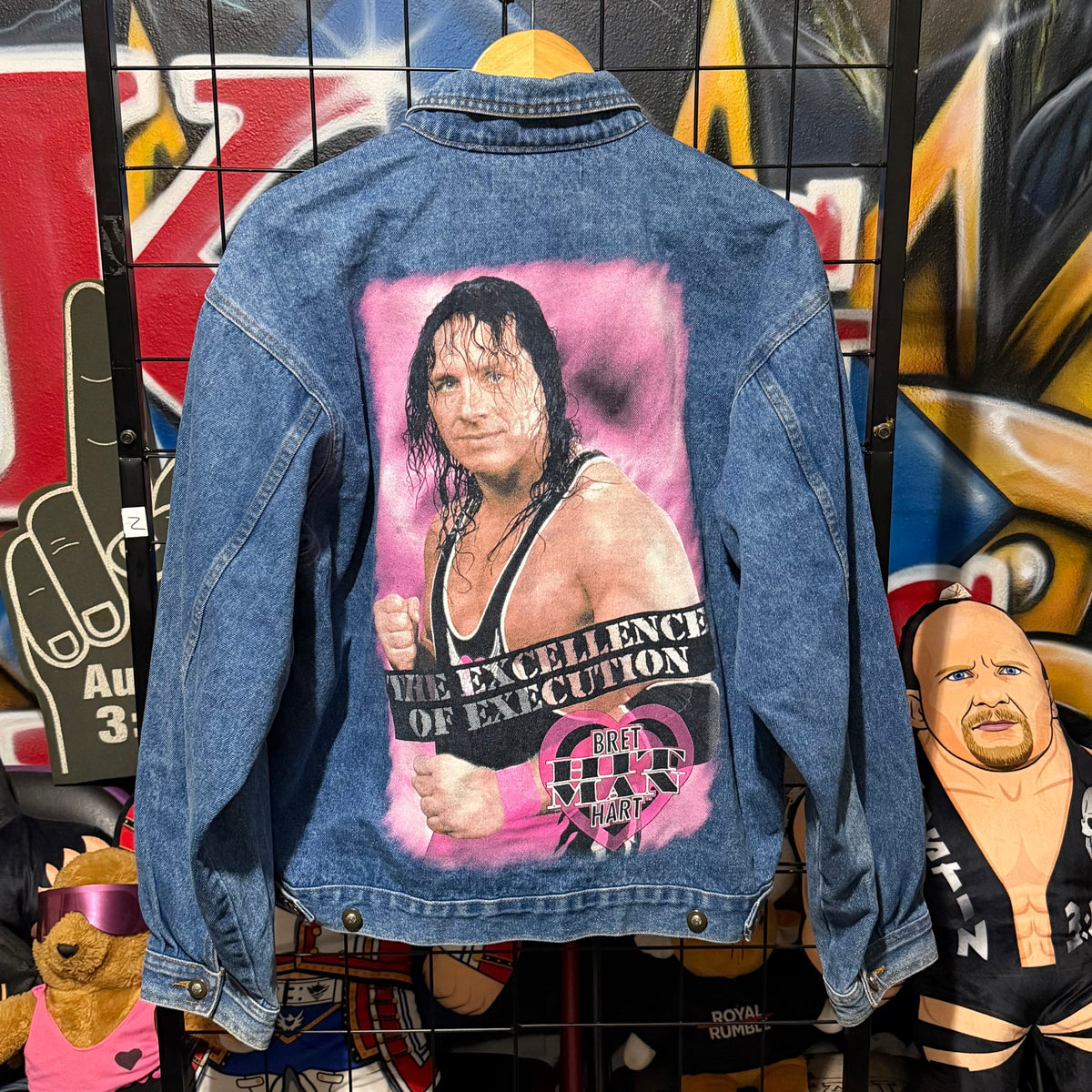 1996 Bret Hart Denim Jacket