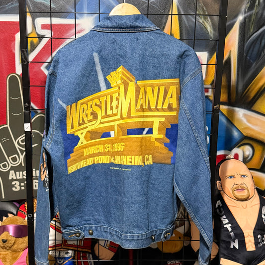 1996 Wrestlemania 12 denim jacket # 1/3000