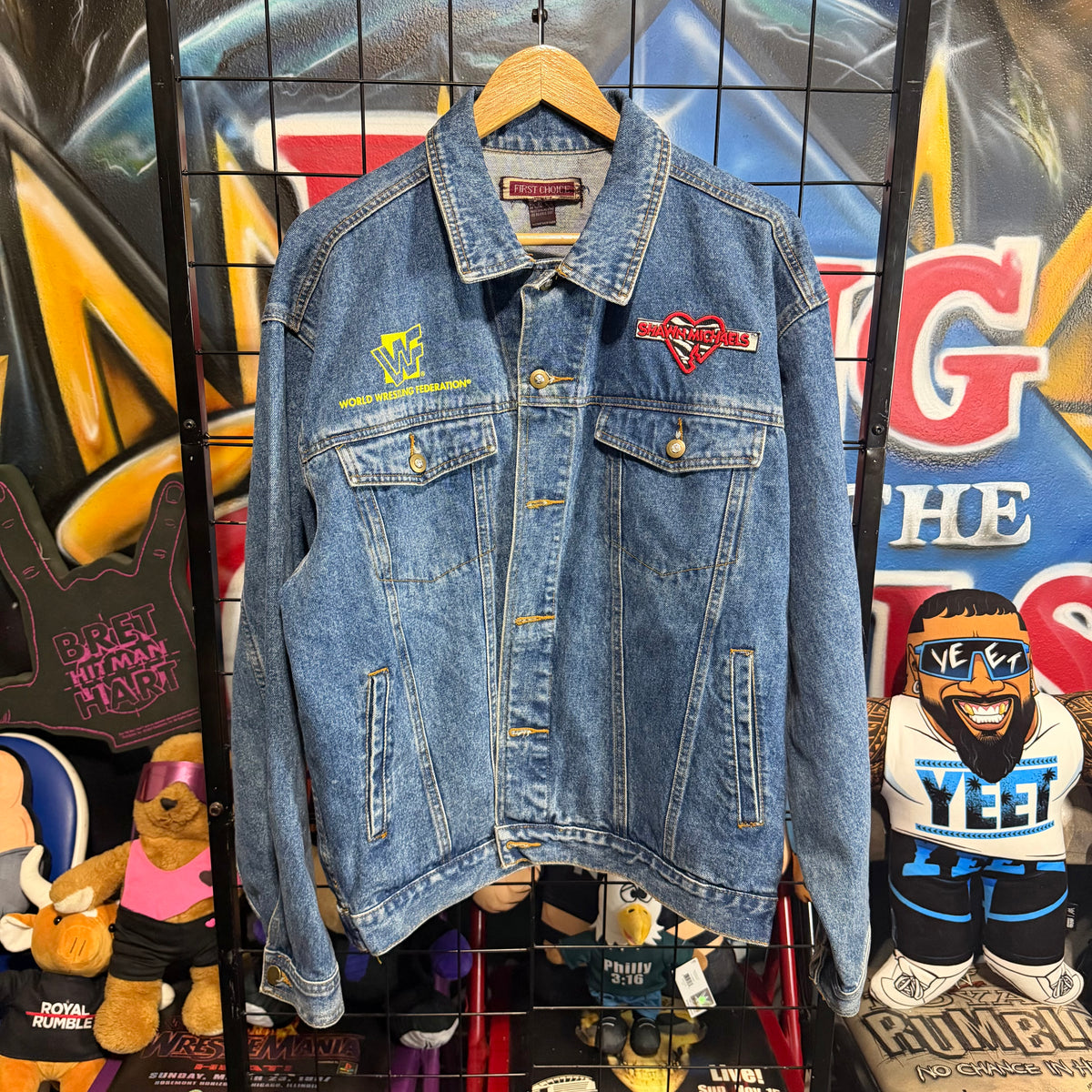 1996 Shawn Michaels Chains denim Jacket