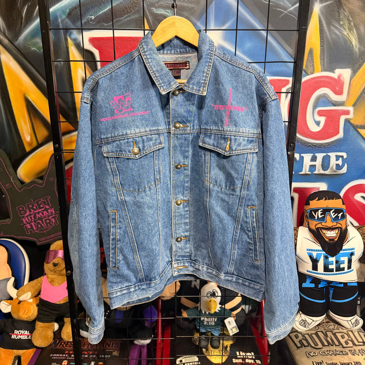 1996 Bret Hart Denim Jacket