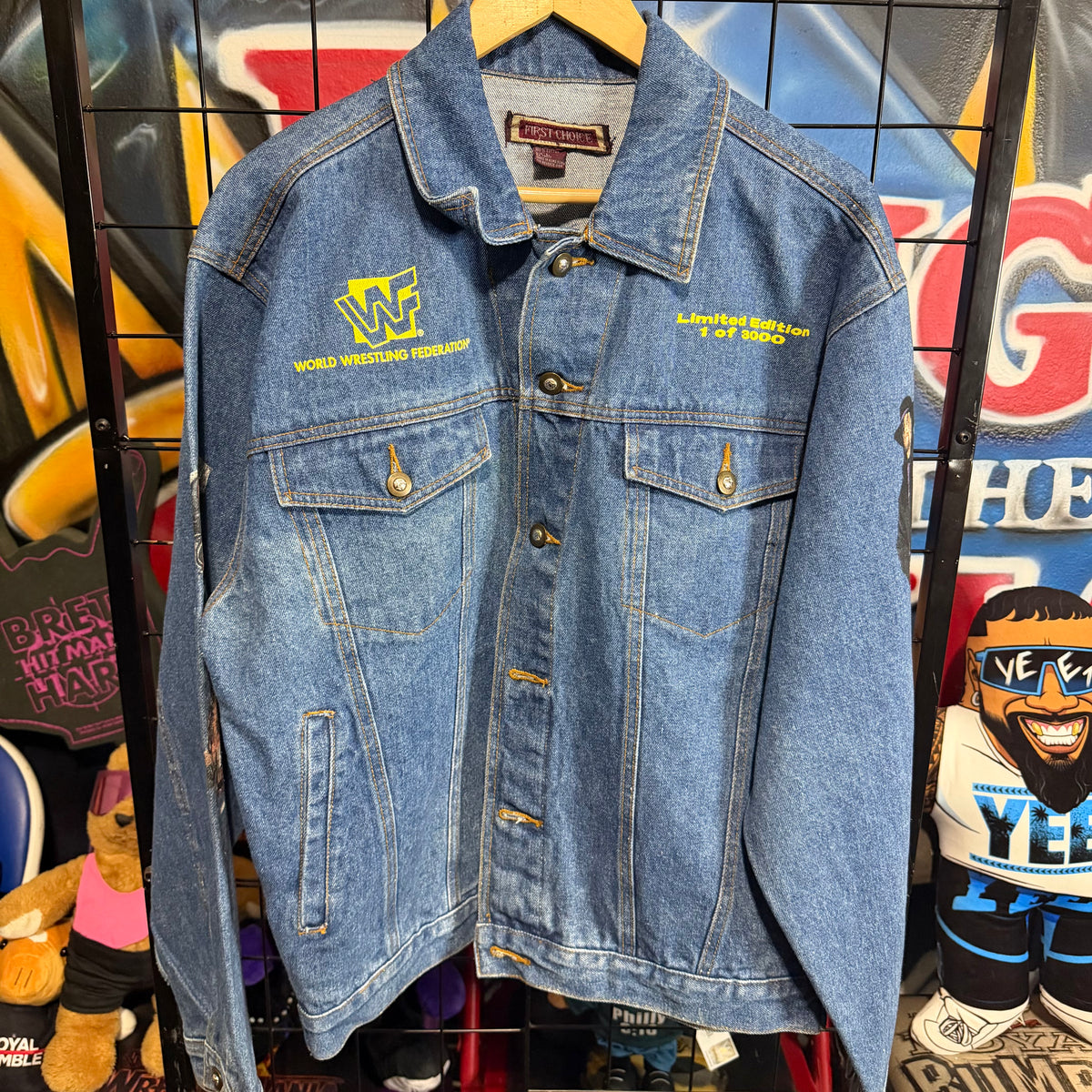 1996 Wrestlemania 12 denim jacket # 1/3000