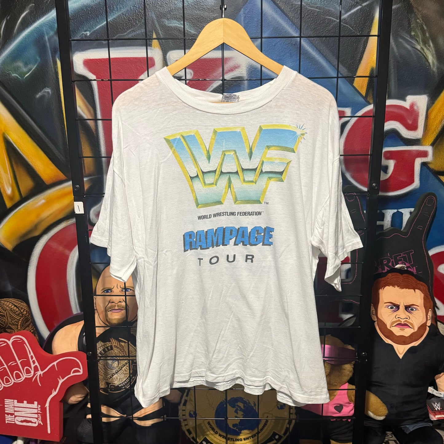 1991 WWF UK Rampage Tour Tee